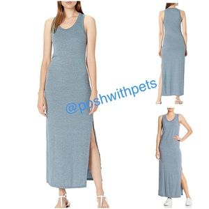 AG Adriano Goldschmied NWT Cambria Maxi Recycled Water Sleeveless Dress XSm New